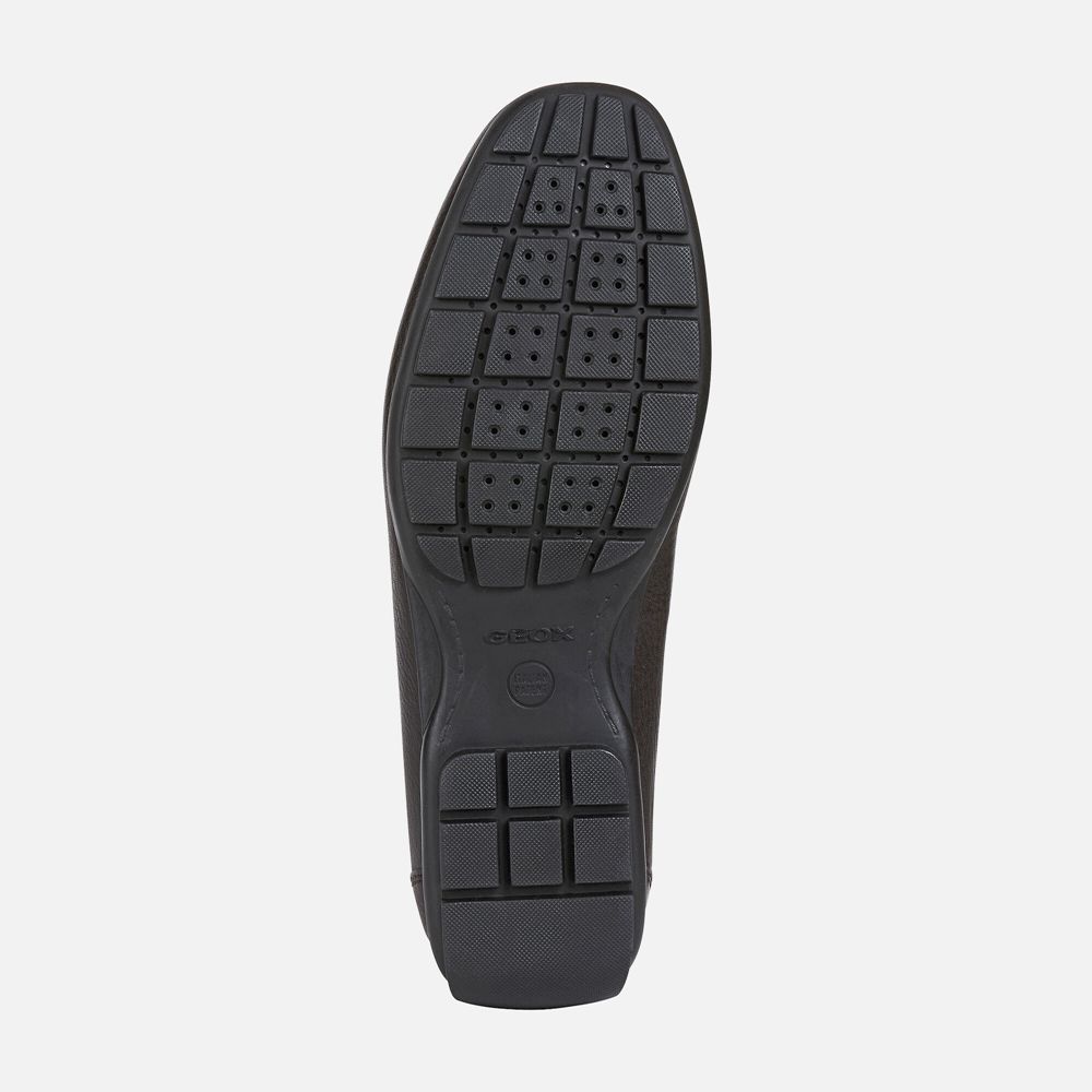 Mocassins Geox Homem Marrom Escuro - Moner 2Fit - ZRHKW4590